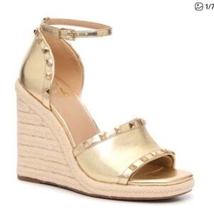 Gold Wedge Sandals MIX NO.6 Size 8